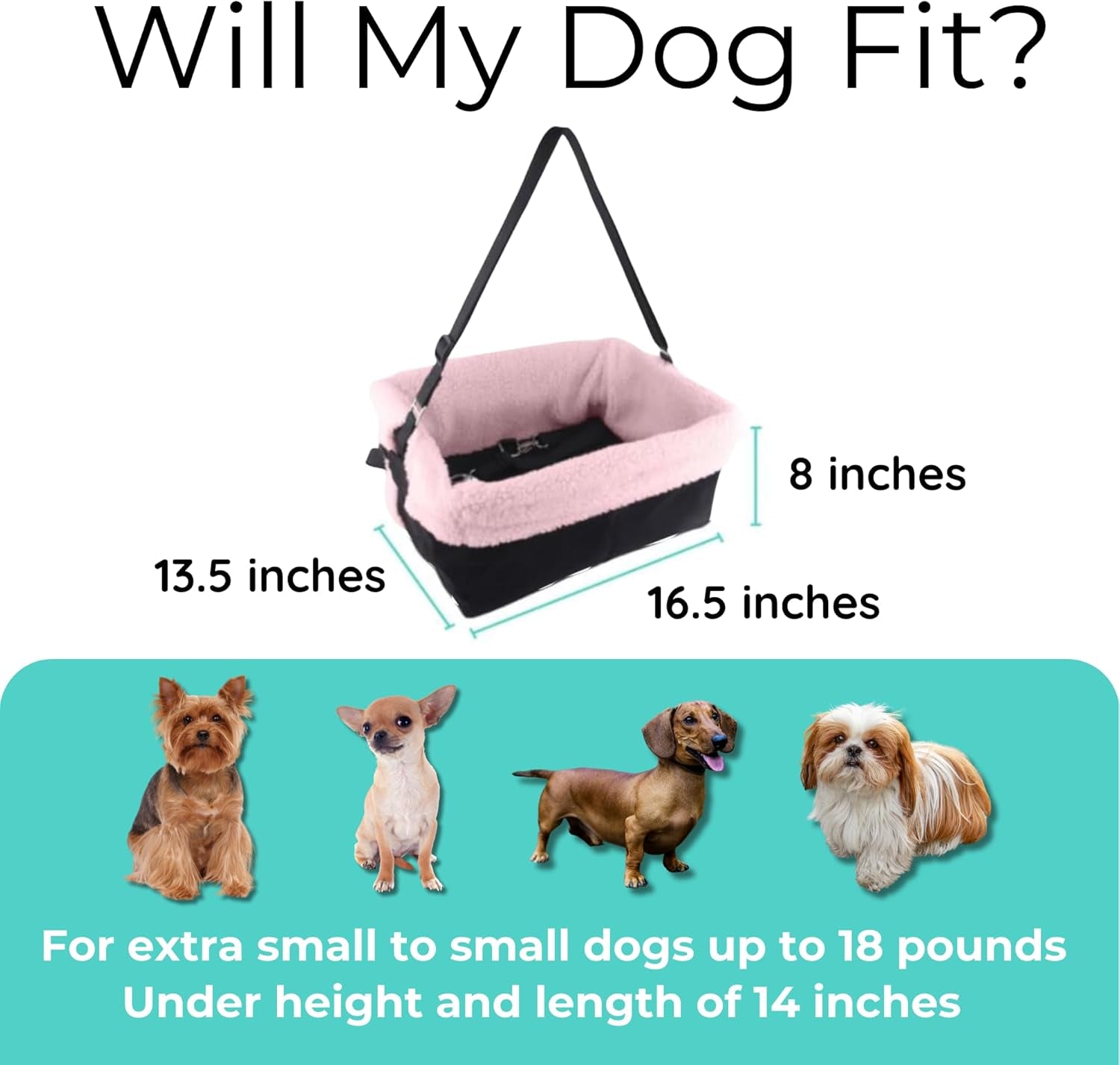Dog Car Seat for Small Dogs